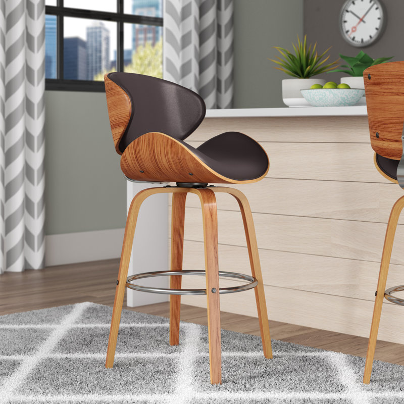 Oliver Chagoya Swivel Bar & Counter Stool & Reviews